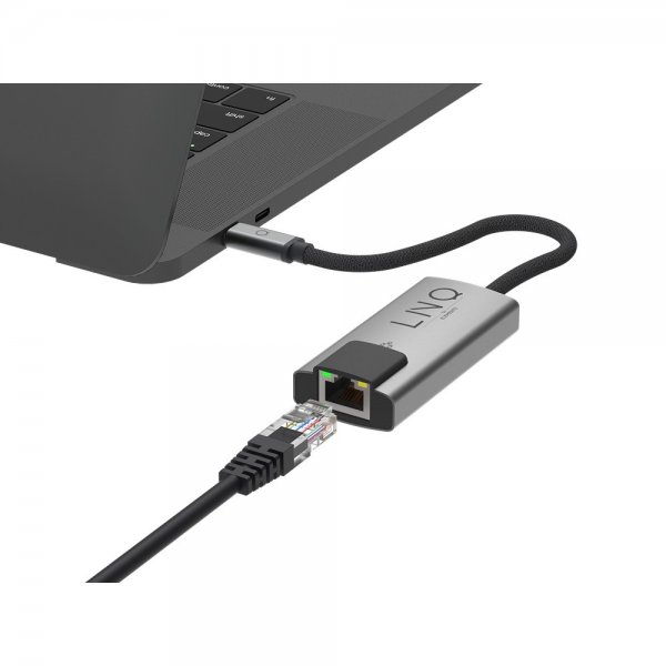 LINQ by Elements Pro USB-C/RJ45-sovitin 2.5Gbps