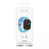 Puro Apple Watch 38/40/41/42mm ranneke Glow sininen