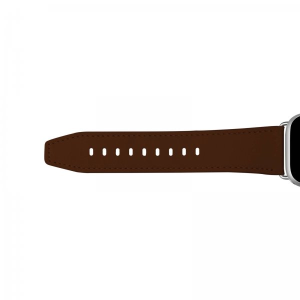 Puro Apple Watch 44/45/46/Ultra 49mm ranneke E-Classic Ruskea