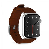 Puro Apple Watch 44/45/46/Ultra 49mm ranneke E-Classic Ruskea