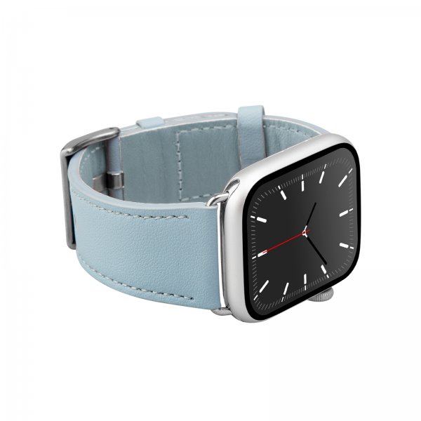 Puro Apple Watch 44/45/46mm/Ultra 49mm ranneke E-Classic Powder Blue