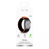 Puro Apple Watch 44/45/46mm/Ultra 49mm ranneke Trial Loop, musta