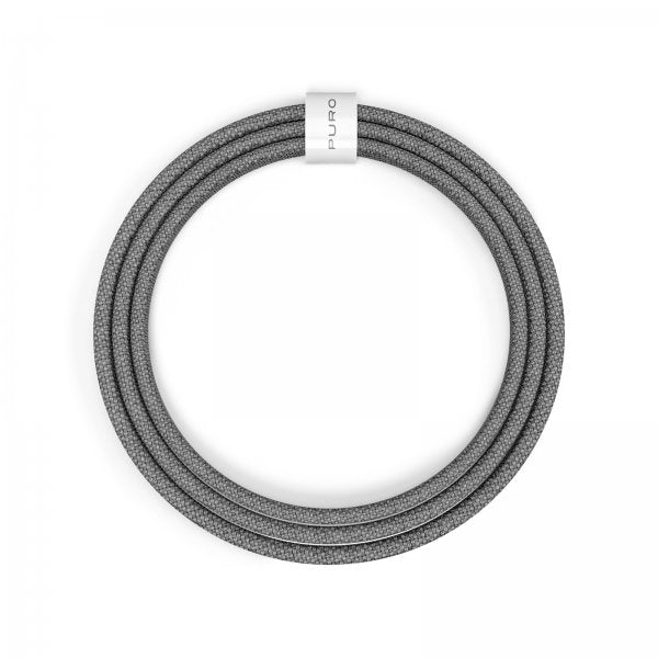 Puro Kabel Fabrik 2.0 60W USB-C–USB-C 1,5 m harmaa