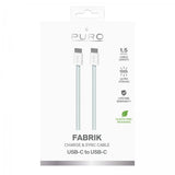 Puro Cable Factory 2.0 60W USB-C – USB-C 1,5 m Vaaleansininen