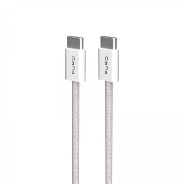 Puro Kabel Fabrik 2.0 60W USB-C–USB-C 1.5m Sandshell