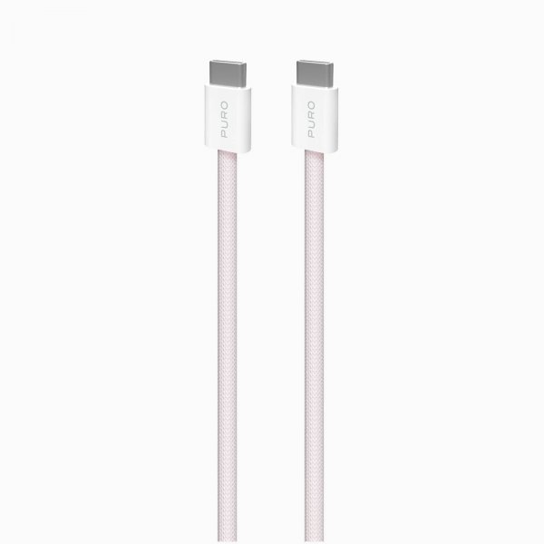 Puro Kabel Fabrik 2.0 60W USB-C–USB-C 1,5 m pinkki