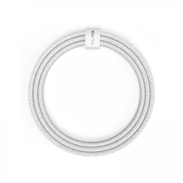 Puro Kabel Fabrik 2.0 60W USB-C–USB-C 1,5 m valkoinen