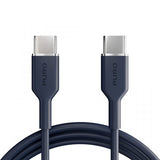 Puro Kaapeli TPE 25W USB-C–USB-C 1.5m Crown Blue