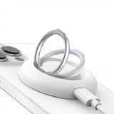 Puro Langaton Laturi Mag Loop Pro Sormusteline MagSafe Valkoinen