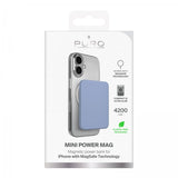 Puro MagSafe Powerbank Mini Power Mag Vaaleansininen