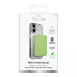 Puro MagSafe Powerbank Mini Power Mag Vaaleanvihreä