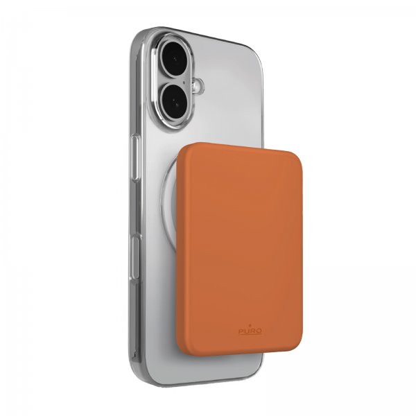 Puro MagSafe Powerbank Mini -varavirtalähde Mag Orange