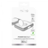 Puro Langaton Laturi Power Go 2-in-1 MagSafe Valkoinen