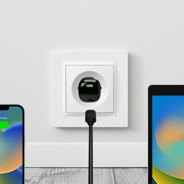 Puro Laddare MiniPro GaN USB-C 20W Musta