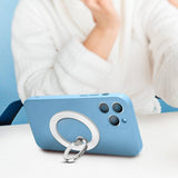 Puro MagSafe-mobiilisormus Mag Loop Ring Stand, valkoinen
