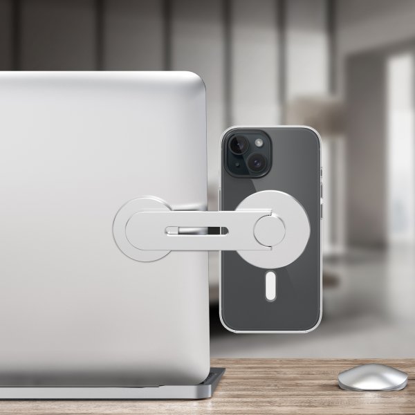Puro MagSafe -puhelinteline tietokoneeseen, hopea