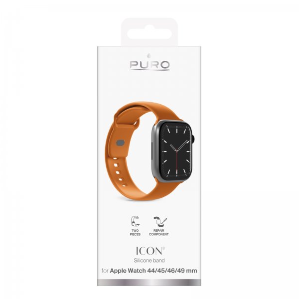 Puro Apple Watch 44/45/46/Ultra 49mm ranneke Icon Desert Sun