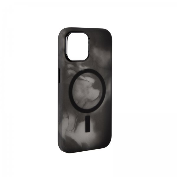 Puro iPhone 15 -kuori Aqua musta