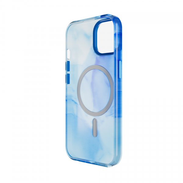 Puro iPhone 15 -kuori, aqua sininen