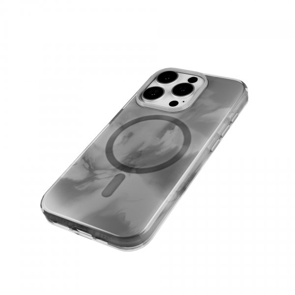 Puro iPhone 15 Pro -suojakuori, Aqua Silver