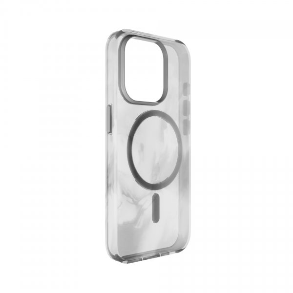 Puro iPhone 15 Pro -suojakuori, Aqua Silver