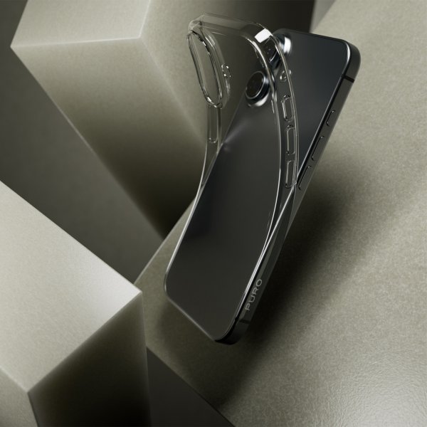 Puro iPhone 16 -suojakuori läpinäkyvä (Nude)