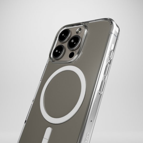 Puro iPhone 16 Pro Kuori Impact Clear D3O MagSafe Läpinäkyvä