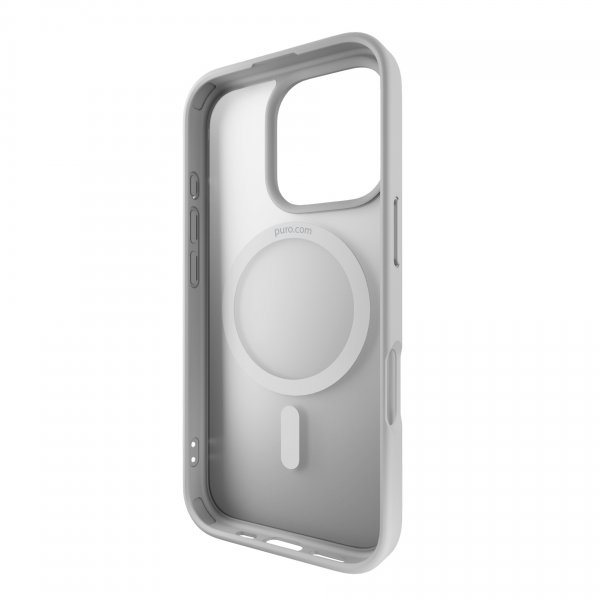 Puro iPhone 16 Pro Max Kuori Gradient Silver