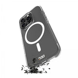 Puro iPhone 16 Plus -suojakuori Impact Clear D3O MagSafe Läpinäkyvä