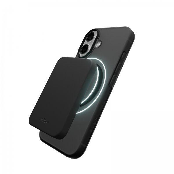 Puro iPhone 17 -kuoret Daylight MagSafe, musta