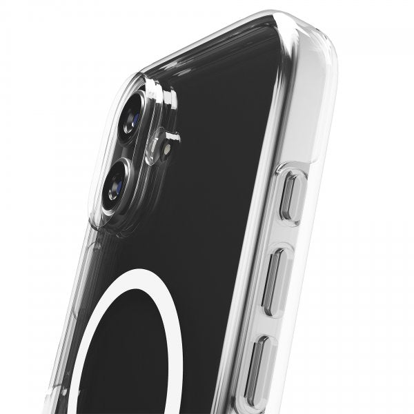 Puro iPhone 17 -kuori Impact Clear D3O MagSafe Läpinäkyvä