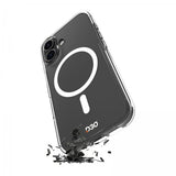 Puro iPhone 17 -kuori Impact Clear D3O MagSafe Läpinäkyvä