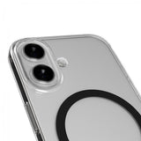 Puro iPhone 17 Lite Mag läpinäkyvä kuori, musta