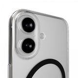 Puro iPhone 17 Lite Mag läpinäkyvä kuori, musta