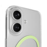 Puro iPhone 17 Lite Mag läpinäkyvä kuori, vihreä