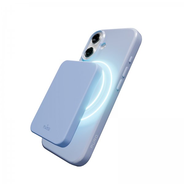 Puro iPhone 17 -kuori Pulse MagSafe Ice Blue