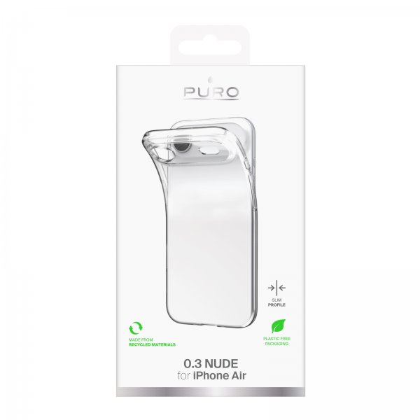 Puro iPhone Air -kuori, nude läpinäkyvä