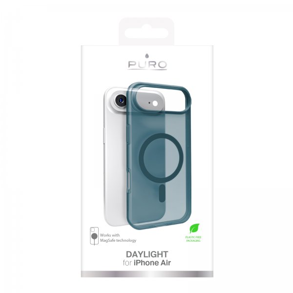 Puro iPhone Air -kuori, Daylight, MagSafe, Island Mist