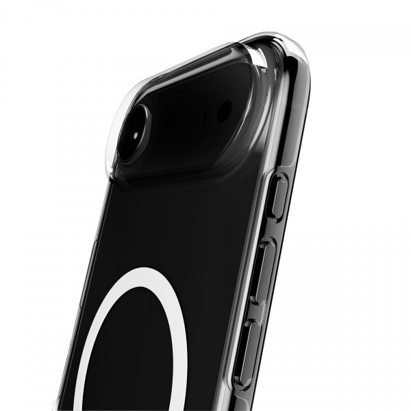 Puro iPhone Air -kuori Impact Clear D3O MagSafe Läpinäkyvä