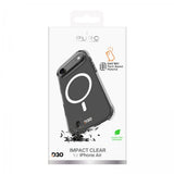 Puro iPhone Air -kuori Impact Clear D3O MagSafe Läpinäkyvä