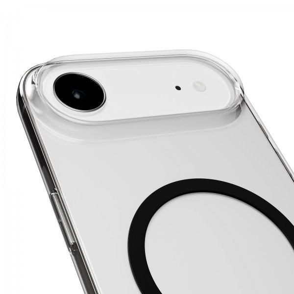 Puro iPhone Air -kuori Lite Mag läpinäkyvä musta