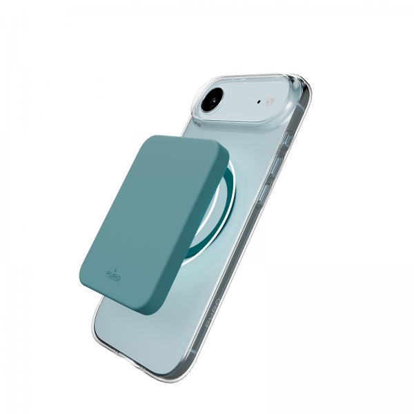 Puro iPhone Air -kuori Lite Mag läpinäkyvä vihreä