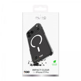 Puro iPhone 17 Pro Impact Clear D3O MagSafe -suojakuori läpinäkyvä