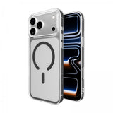 Puro iPhone 17 Pro Lite Mag Läpinäkyvä Musta Suojakuori