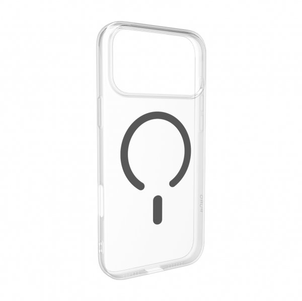 Puro iPhone 17 Pro Lite Mag Läpinäkyvä Harmaa -suojakuori