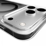 Puro iPhone 17 Pro Max Kuori Lite Mag Läpinäkyvä Musta