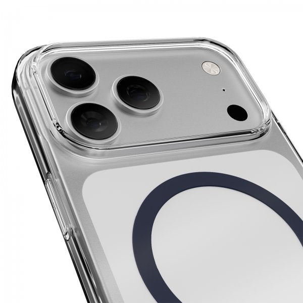 Puro iPhone 17 Pro Max Kuori Lite Mag Läpinäkyvä Sininen