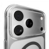 Puro iPhone 17 Pro Max Kuori Lite Mag Läpinäkyvä Harmaa
