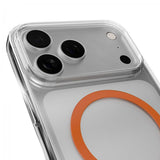 Puro iPhone 17 Pro Max Kuori Lite Mag Läpinäkyvä Oranssi