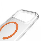 Puro iPhone 17 Pro Max Kuori Lite Mag Läpinäkyvä Oranssi